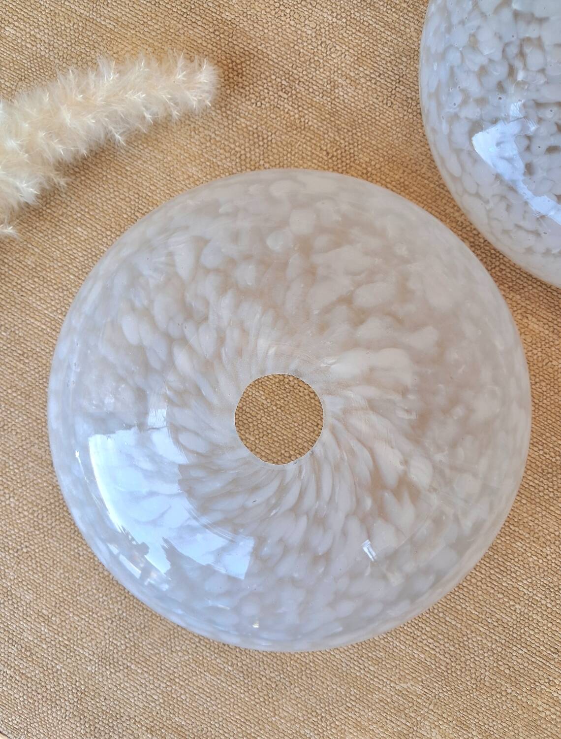 Clichy glass globe lampshade