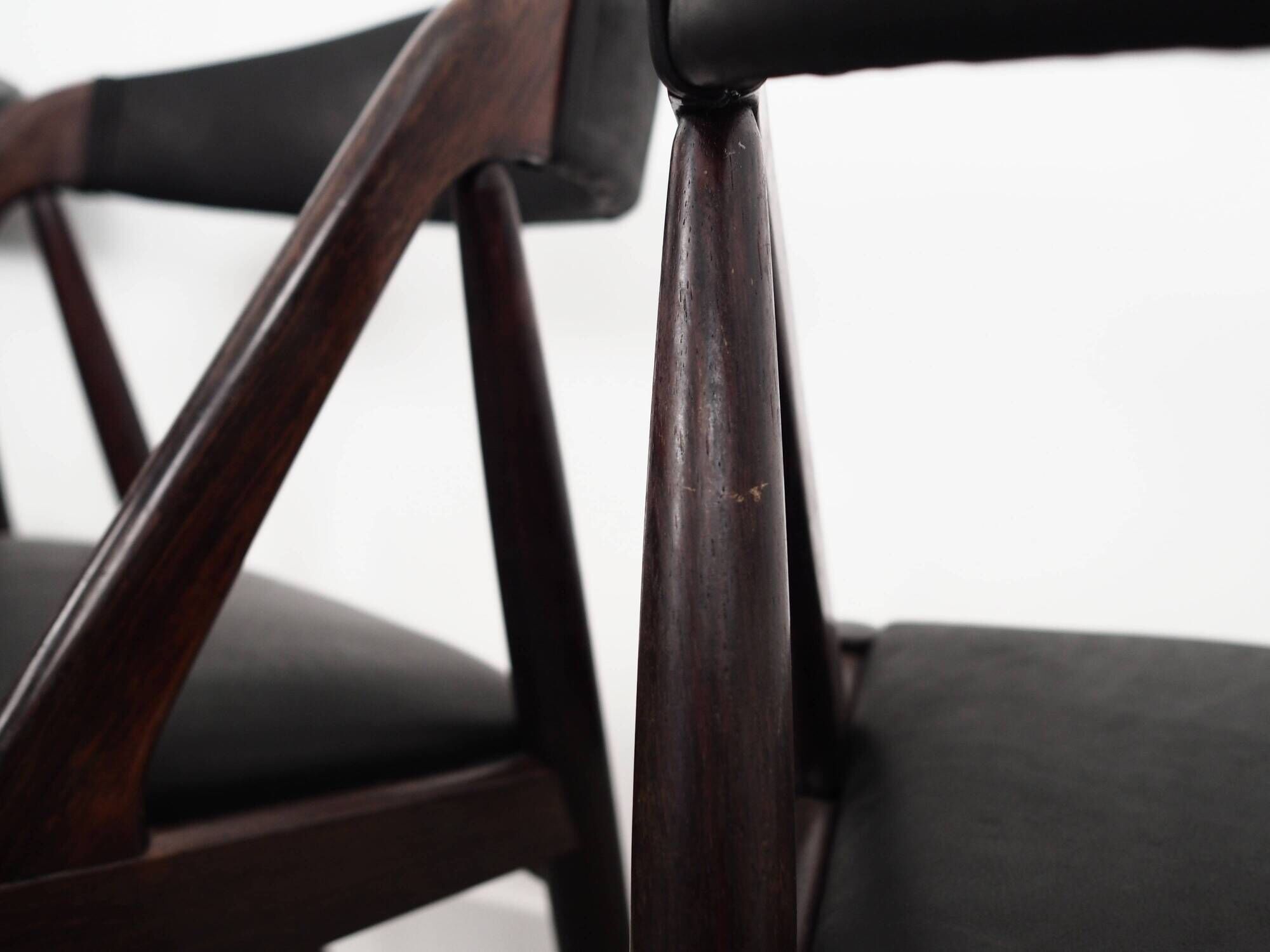 Set of four rosewood chairs, Danish design, 1970s, designer: Kai Kristiansen