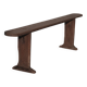 Farmhouse bench in chestnut wood