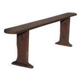 Farmhouse bench in chestnut wood