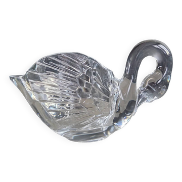 Swan crystal ice bowl