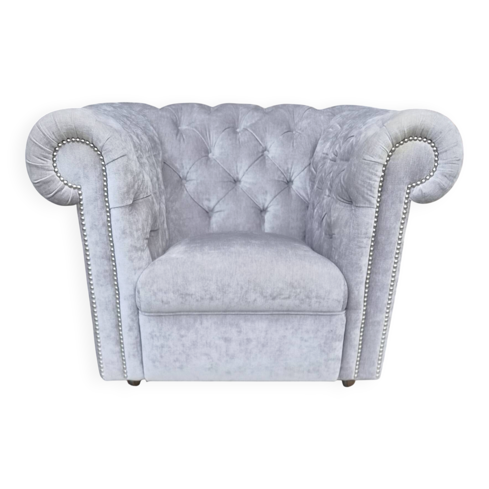 Chesterfield-style armchair