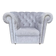 Chesterfield-style armchair