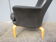Fauteuil scandinave Pilot par Arne Norell en cuir noir