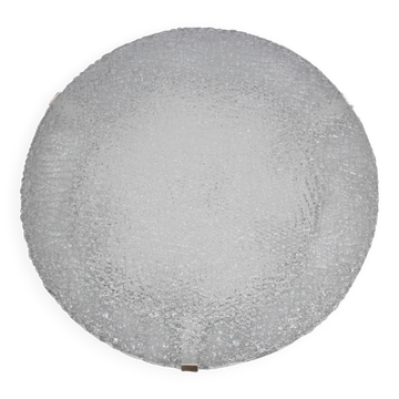 Large frosted glass ceiling light by Kalmar, Austria, 1960s.