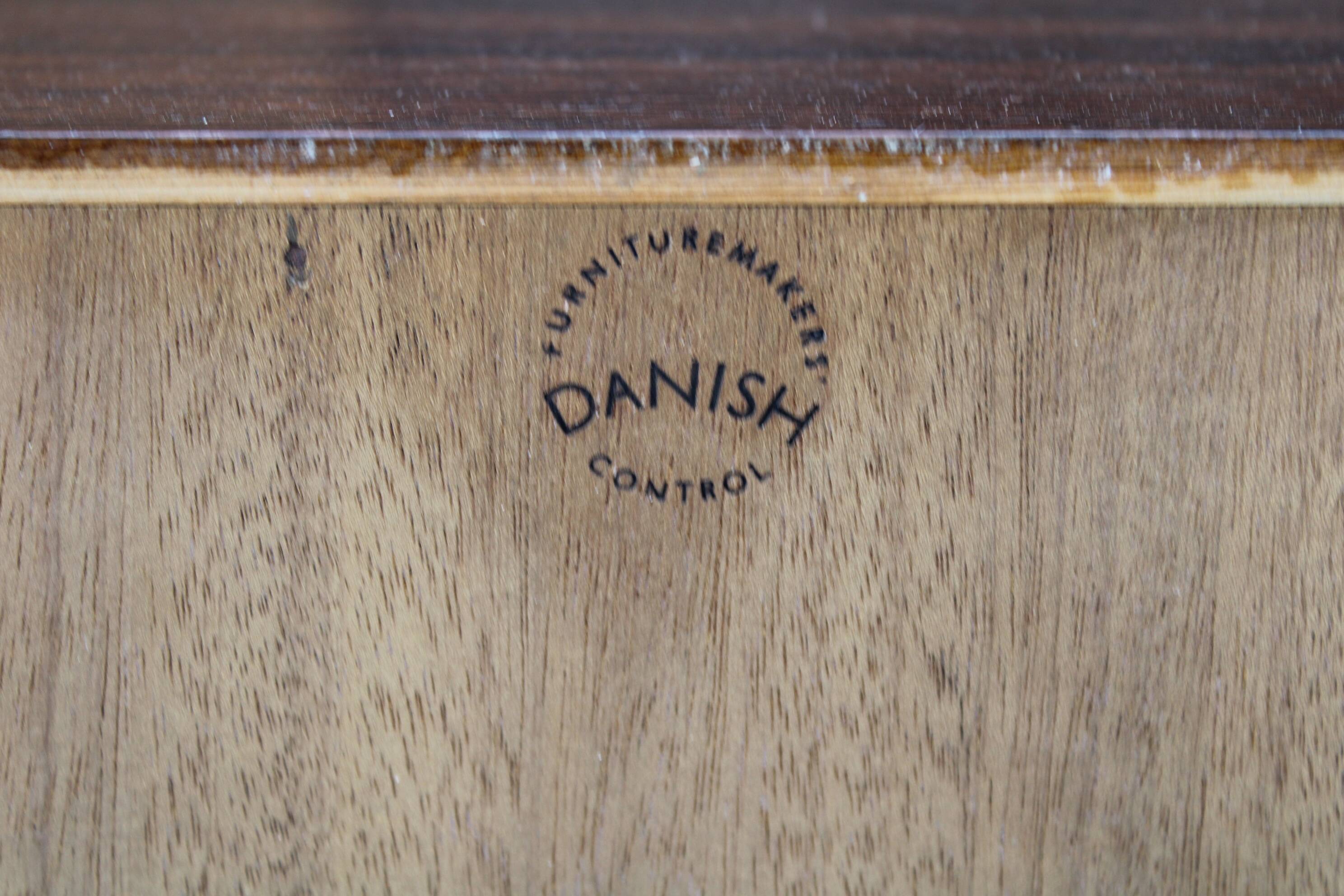 1960s Rare Kai Winding Chest of Drawers or Sideboard, Restored