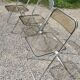Set de 3 chaises Plia de Giancarlo Piretti des années 70
