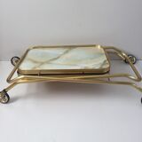 Golden vintage folding service