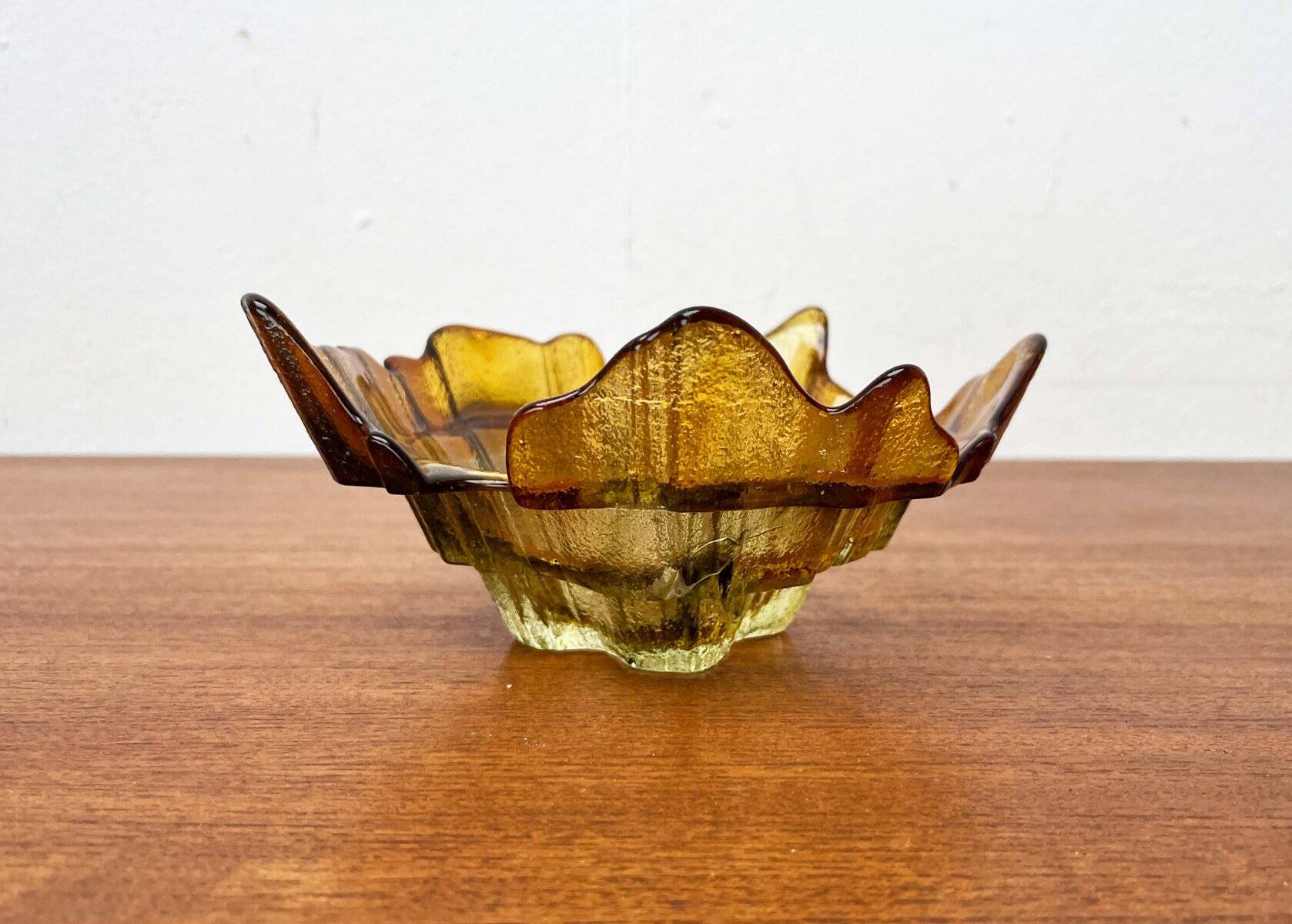 Bol vintage en verre d'art de Muurla, années 1970