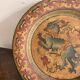 Mural Plate Montopoli Arno Italy 1930 Heraldic Lion Chimera Tuscan Majolica