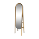 Floor mirror in bamboo and rattan H:1m80