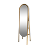 Floor mirror in bamboo and rattan H:1m80