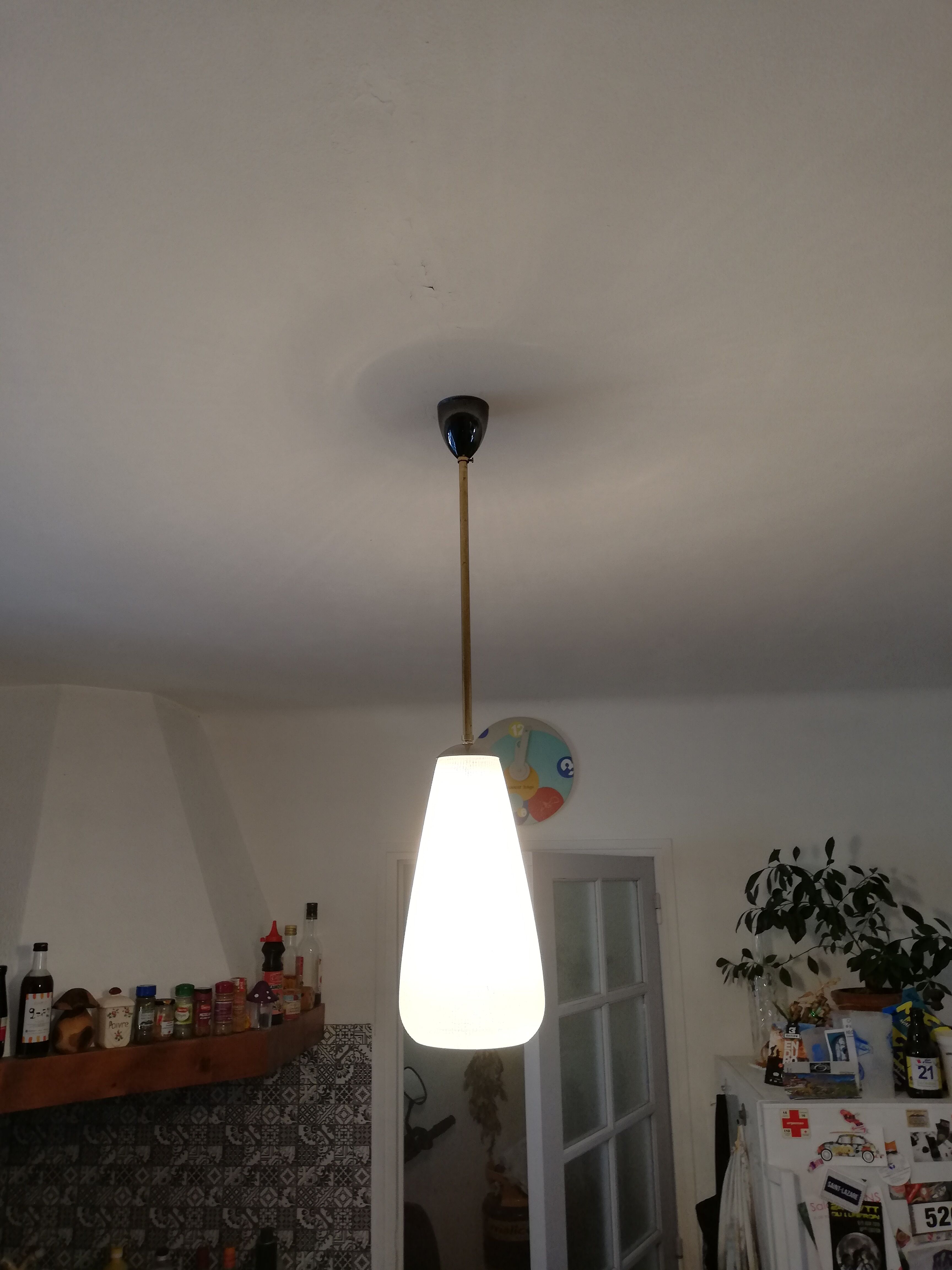 Suspension "goutte d'eau" années 60