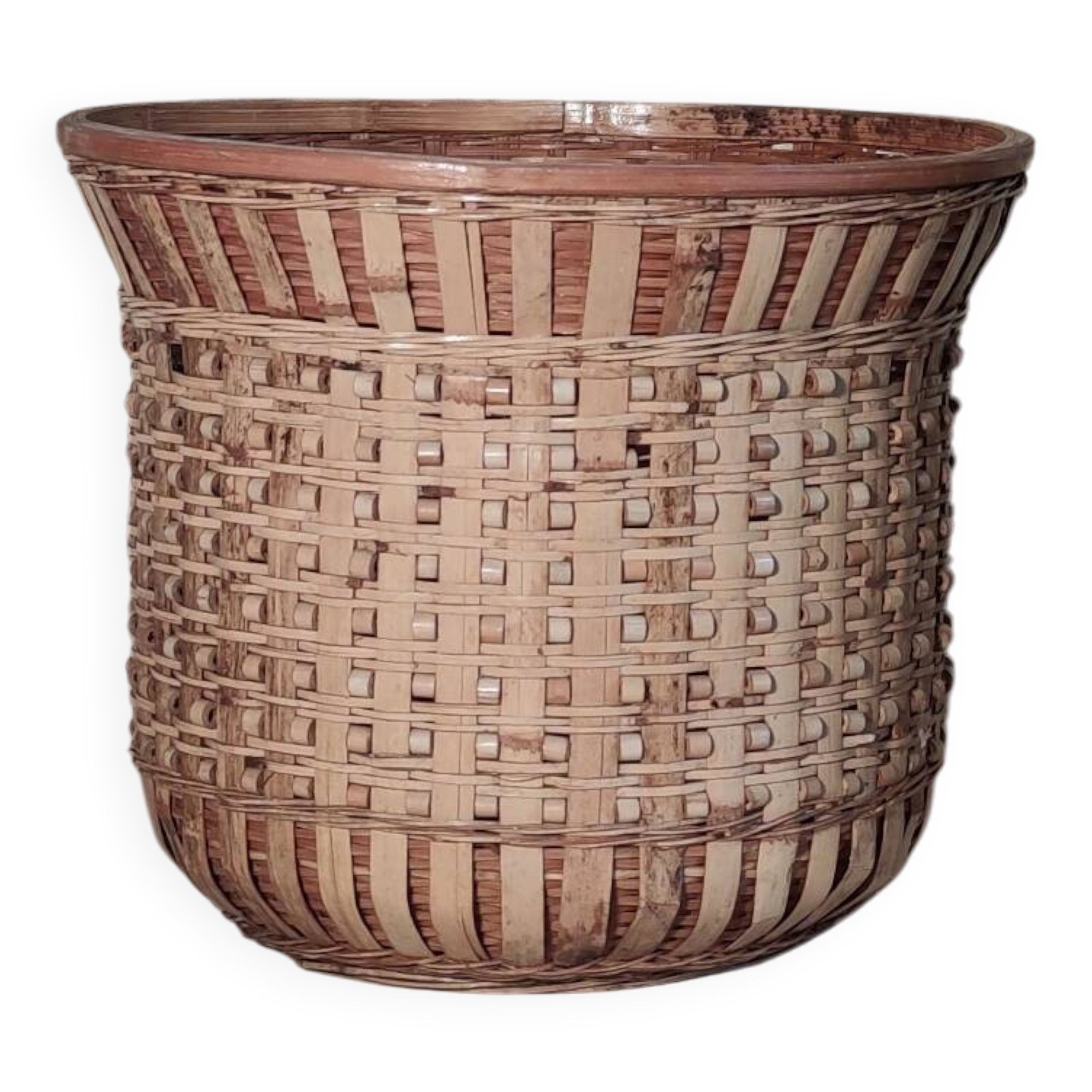 Rattan plant pot