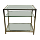 Vintage golden brass side table 1970