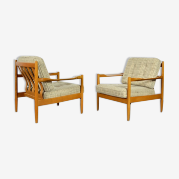 Pair of scandinavian armchairs 1960