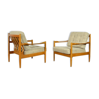 Pair of scandinavian armchairs 1960
