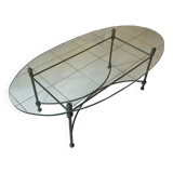 Glass coffee table