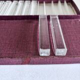 9 crystal knife rests from Hungary