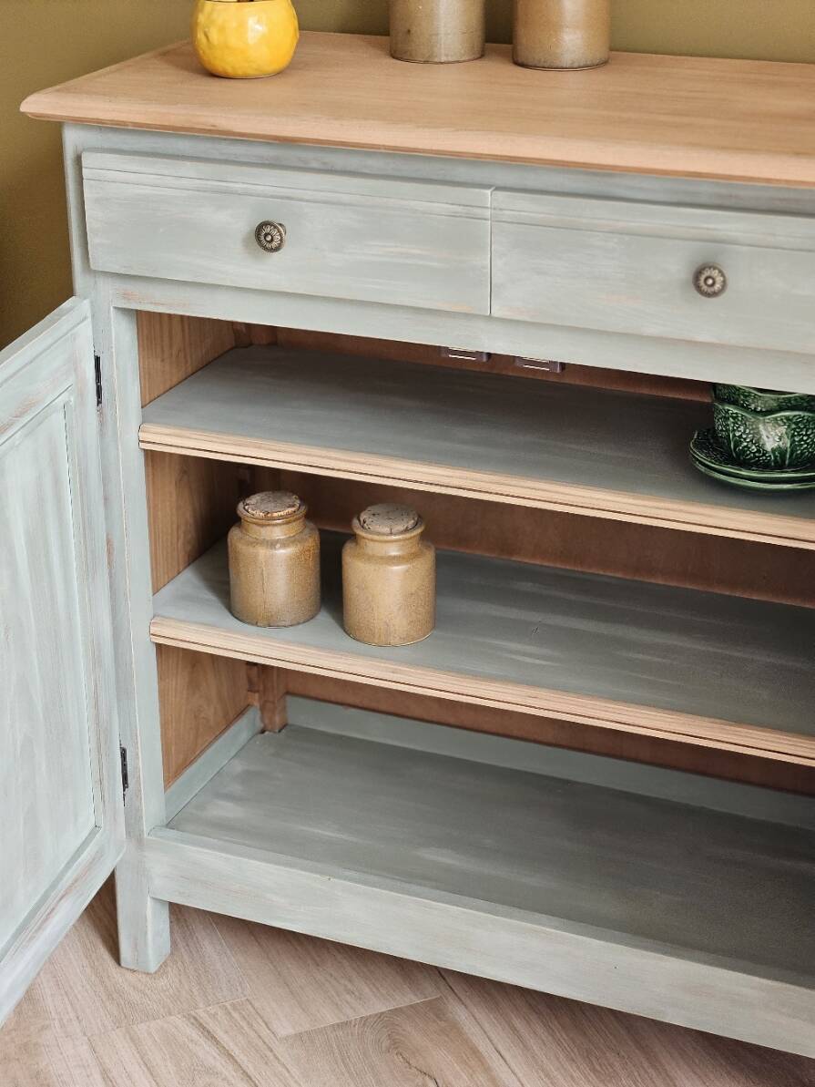Renovated and distressed Parisian sideboard | Lucien