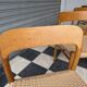 Set of 4 Møller 75 chairs in oak