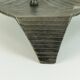 sculptural mid century modern brutalist iron CANDLE HOLDER 1960s 1970s