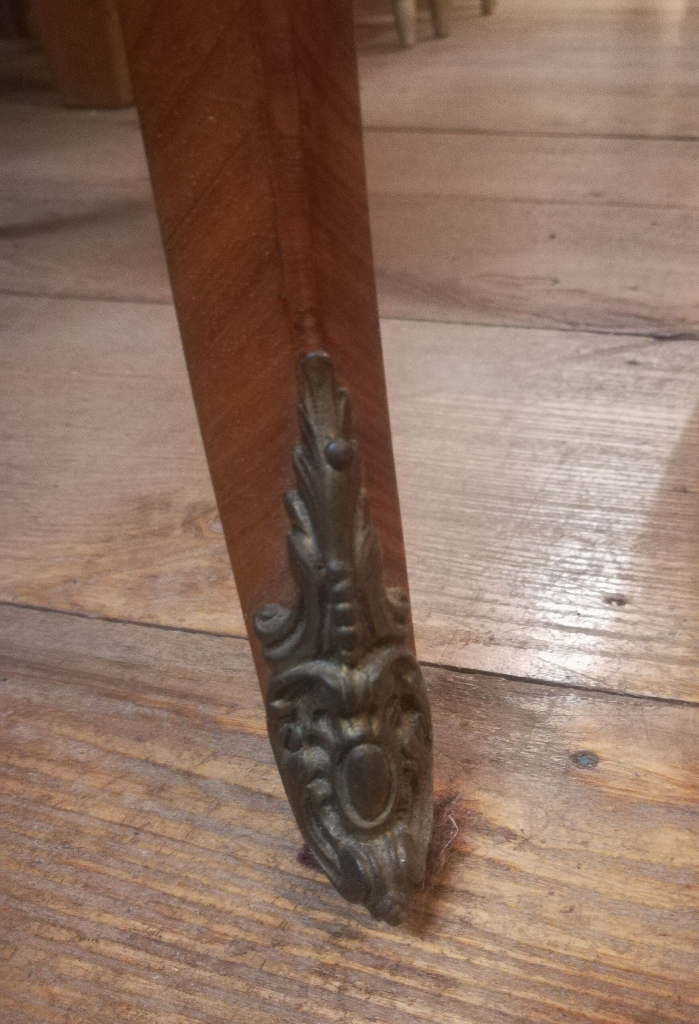 Pair of Louis XV style bedside tables in marquetry