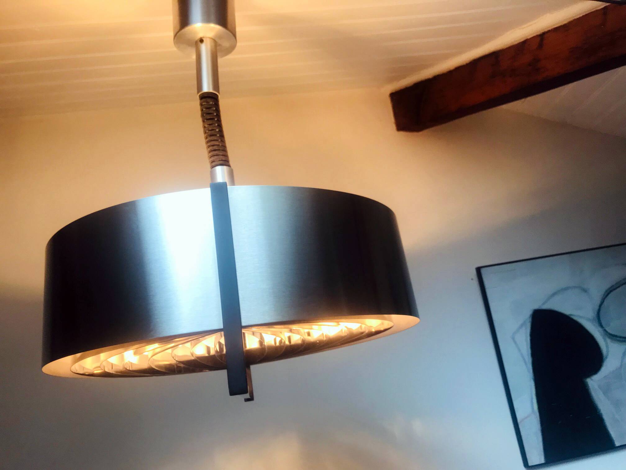 Vintage Pendant Lamp • Jean Gandelin • 1960 • Space Age