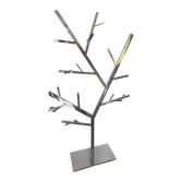 Porte manteau arbre acier chromé