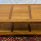 Coffee table 2 floors solid wood and pointed bamboo