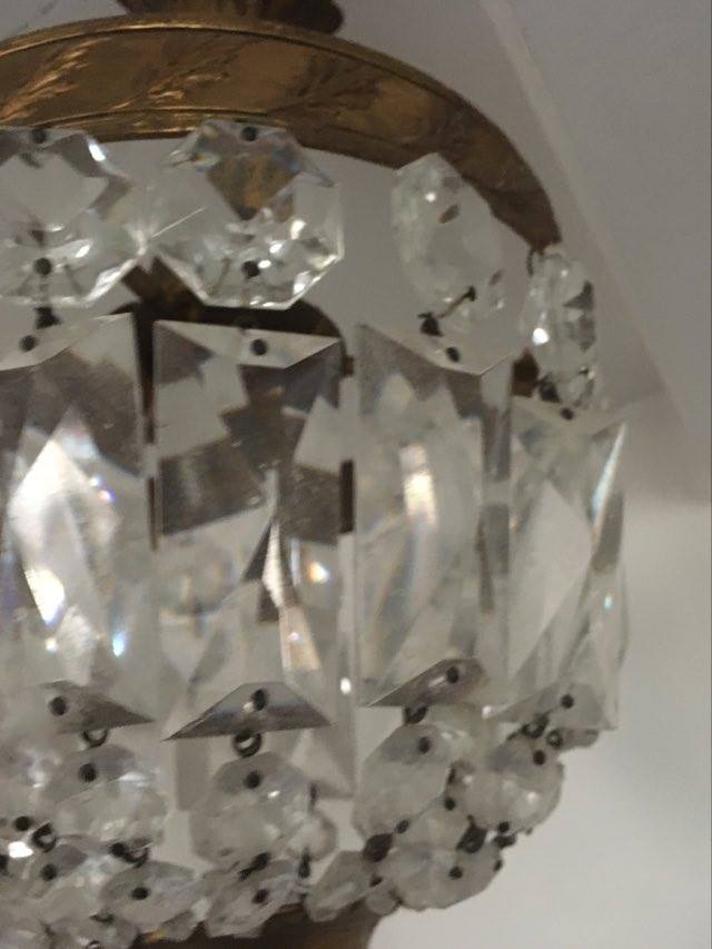Suspension with half-basket 20th century