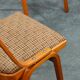 Set of 4 fabric chairs by Ton Bystrice 1960