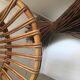 Pair of vintage rattan armchairs