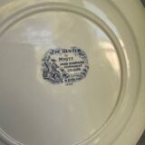 The Hunter by Myott large blue serving dish