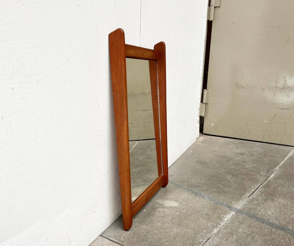 Teak mirror from the mid-century, 1960s