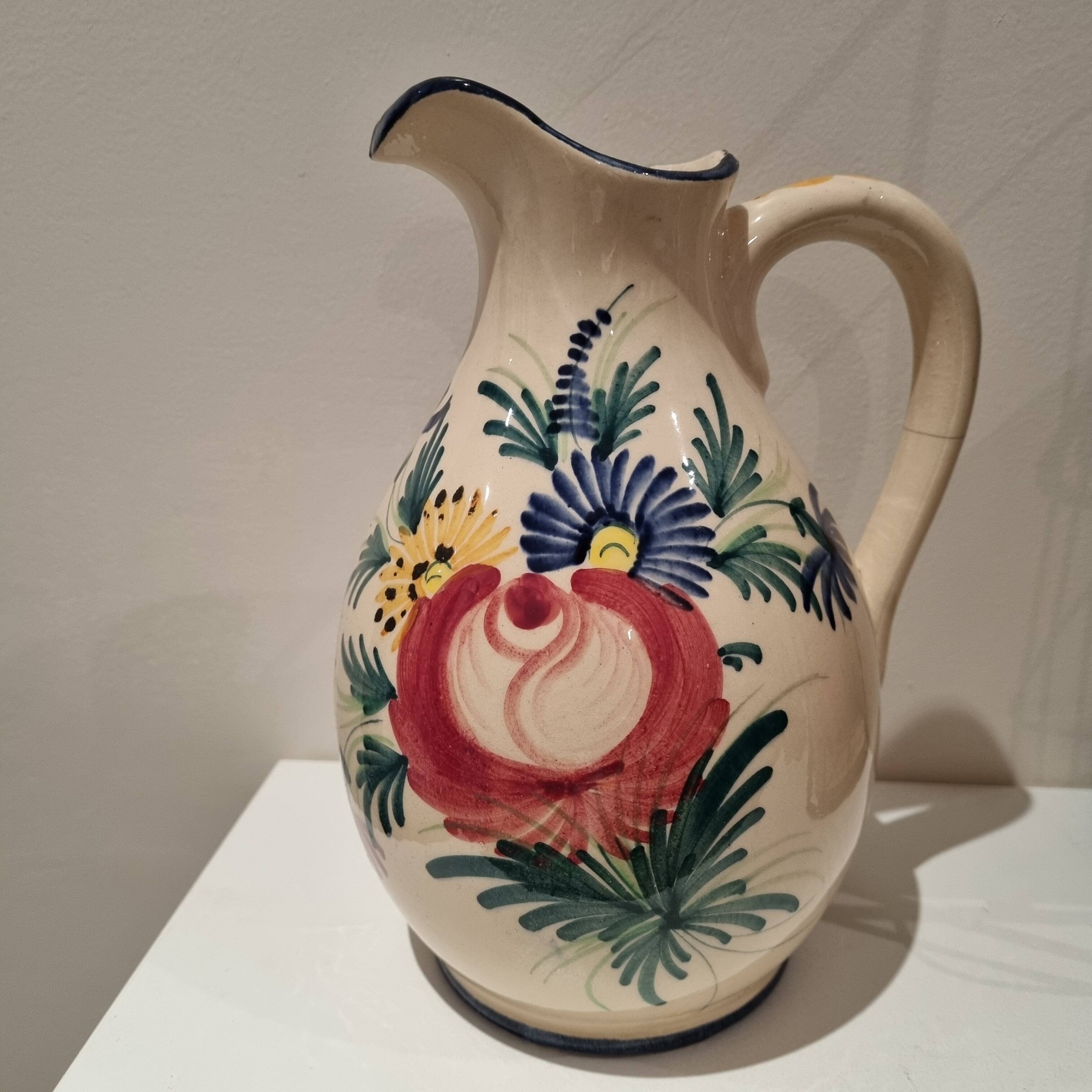 Antique earthenware pitcher from St Clément
