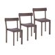 Set of 3 galta chairs