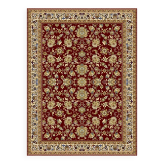 Oriental home carpet with patterns