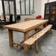 Table de ferme en chêne