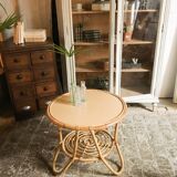 Rattan coffee table