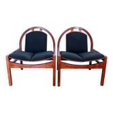 Pair of Baumann Argos armchairs 1970