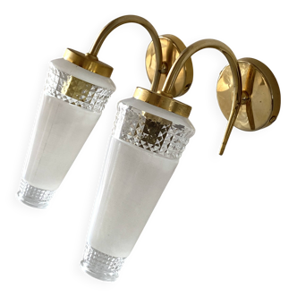 Pair of 1960s wall lights