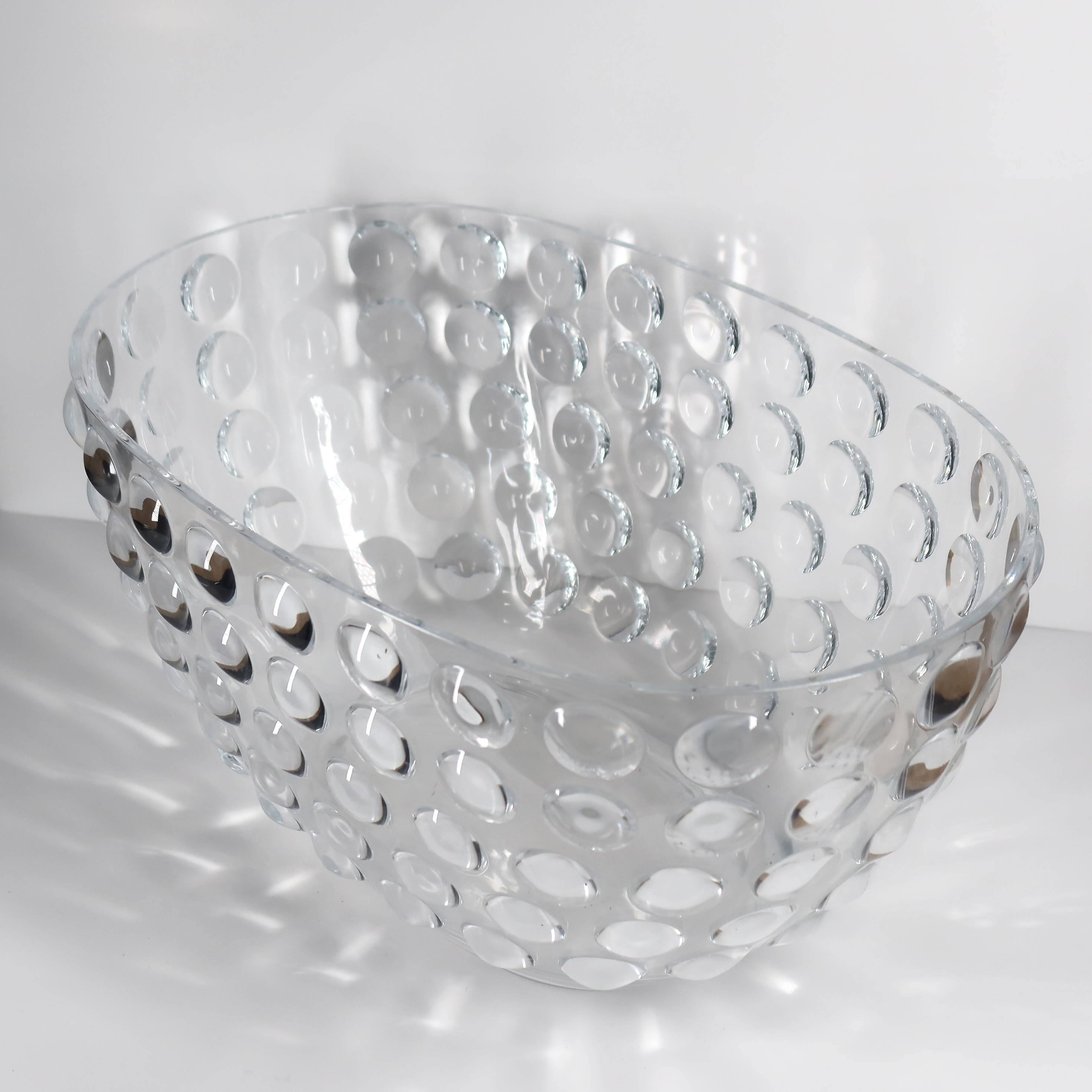 Large champagne bucket, Italian design by Luca Trazzi, made of composite plastic