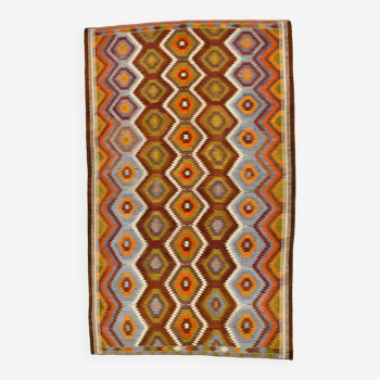 6x9 Kilim Vintage Rug, 177x290Cm