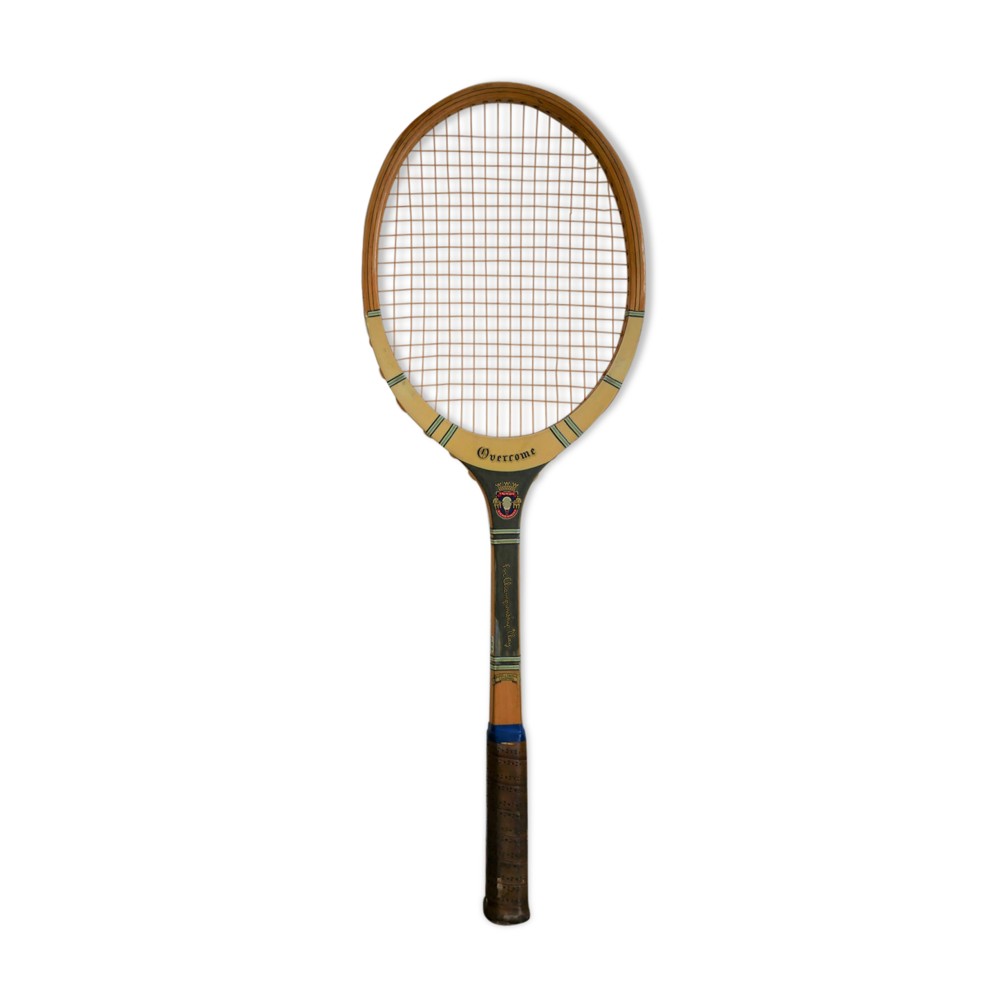 Old tennis racket J. Gauthier made in France