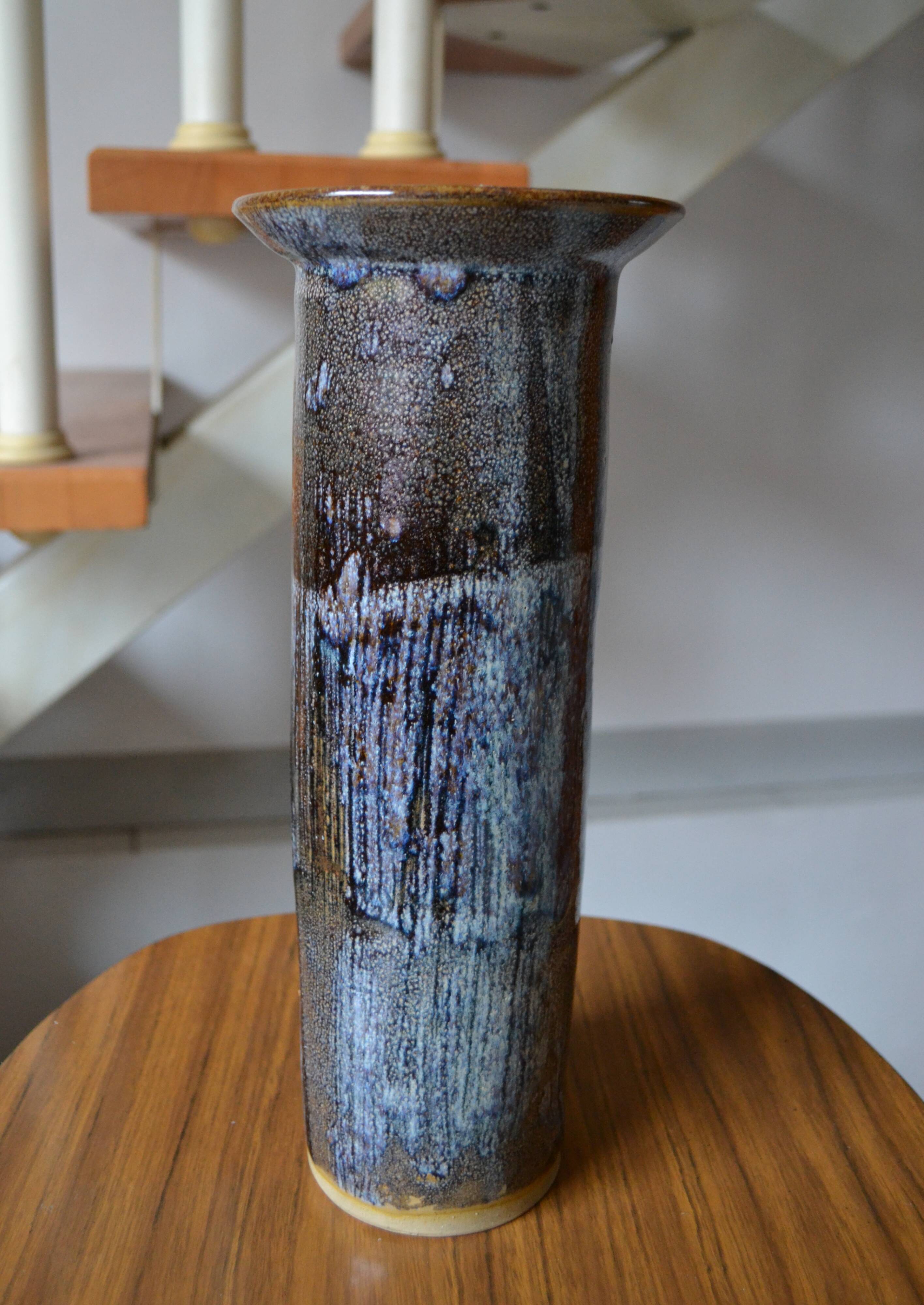 Glazed stoneware vase by Robert Héraud