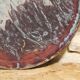 Large decorative plate in glazed stoneware, signed.