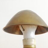 World War 2 WWII portable adjustable brass table lamp 1940s