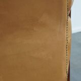 Cowhide Leather Chesterfield Dining / Side Chair in English Style