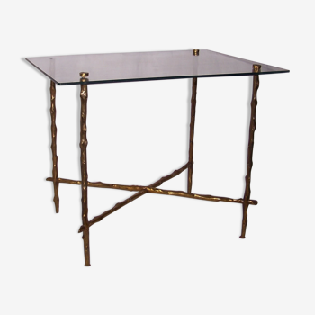 Table basse bronze MG FT des années 50